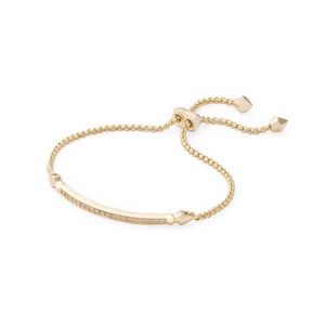 Kendra Scott Ott Adjustable Chain Bracelet in Gold